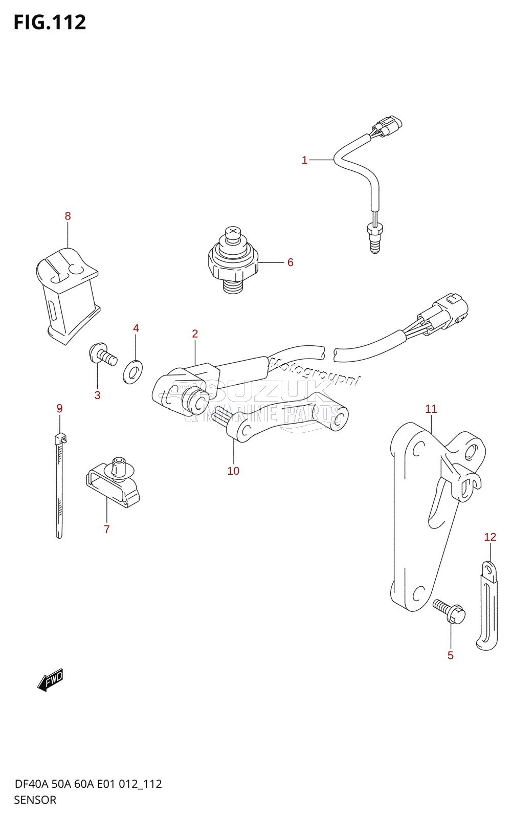 SENSOR (DF40A E01)