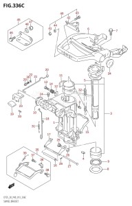 DT25 From 02503K-310001 (P36-)  2013 drawing SWIVEL BRACKET (DT30R:P40)