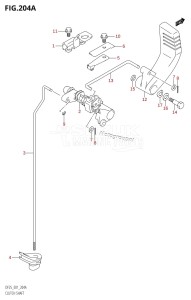 DF25 From 02502F-680001 (E01)  2006 drawing CLUTCH SHAFT (DF25)