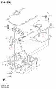 DF40A From 04004F-110001 (E34-Italy)  2011 drawing ENGINE HOLDER (DF40AST,DF60AT,DF60ATH,DF60AWT,DF60AWTH)