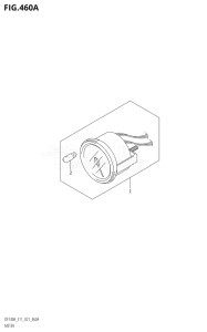 11503Z-140001 (2021) 115hp E11 E40-Gen. Export 1-and 2 (DF115AZ) DF115AZ drawing METER (E01)