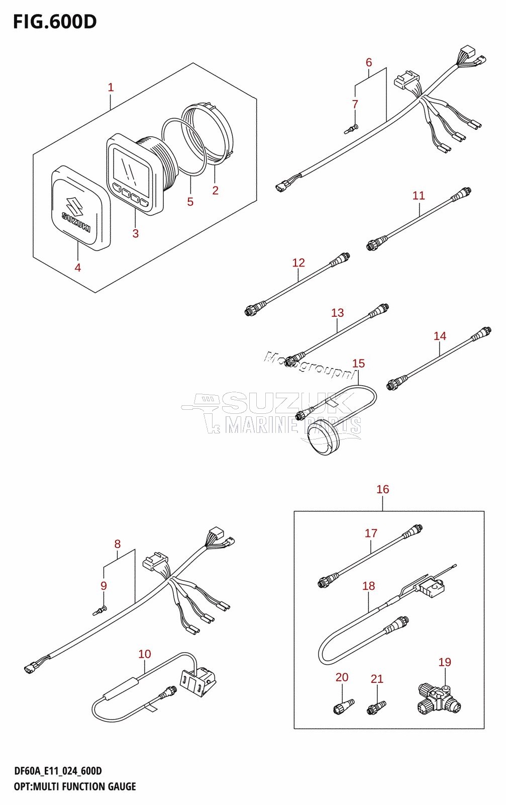 OPT:MULTI FUNCTION GAUGE ((DF40A,DF40AST,DF50A,DF50AVT,DF60A,DF60AVT,DF40ASVT):(E03,E11,E34))