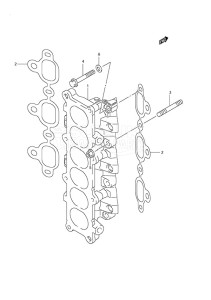 DF 300A drawing Intake Manifold