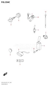 02504F-710001 (2017) 25hp P01-Gen. Export 1 (DF25A  DF25AR  DF25AT  DF25ATH) DF25A drawing SENSOR / SWITCH (DF25AT:P01)