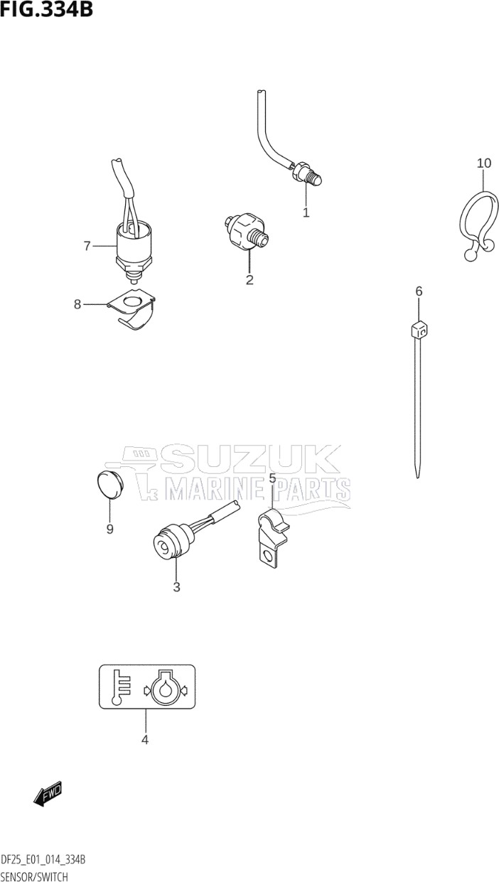 SENSOR / SWITCH (DF25R:E01)