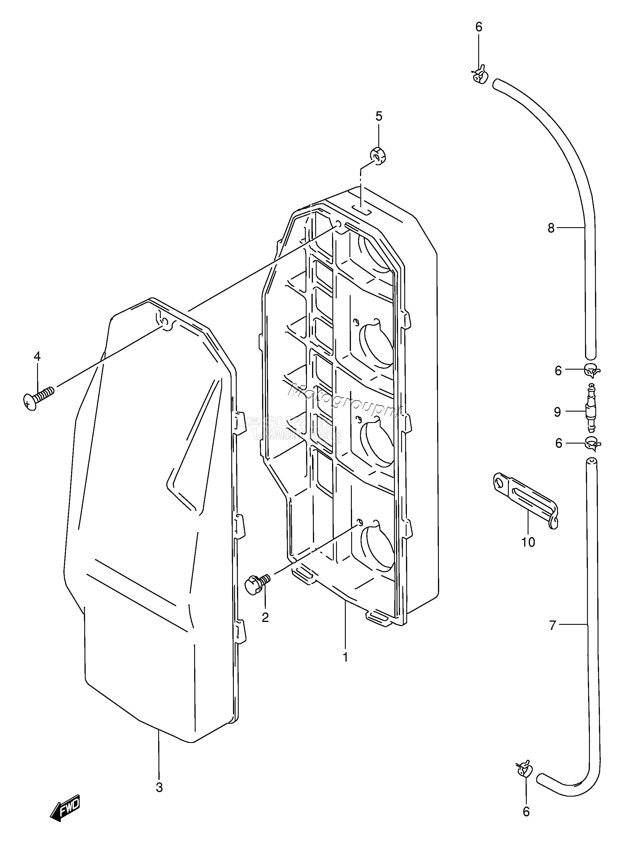 SILENCER CASE (PLASTIC) (*)