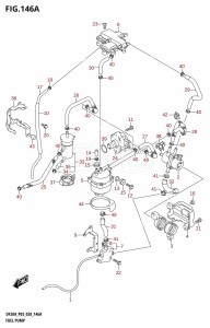 DF9.9B From 00995F-340001 (E03)  2023 drawing FUEL PUMP