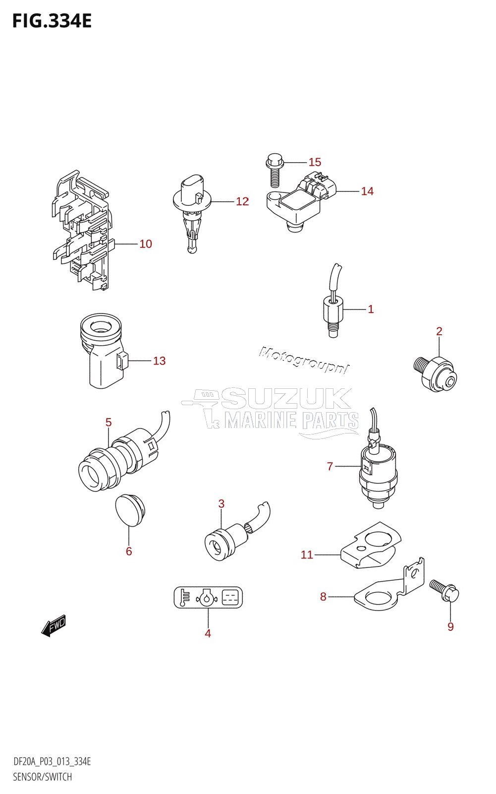 SENSOR /​ SWITCH (DF20A:P03)