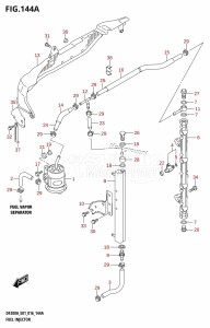 DF200A From 20003F-610001 (E03 E40)  2016 drawing FUEL INJECTOR (DF200AT:E01)