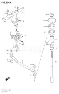 17502Z-410001 (2014) 175hp E01 E40-Gen. Export 1 - Costa Rica (DF175Z    DF175ZG) DF175Z drawing CLUTCH SHAFT (DF175T:E40)