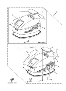 15FMHS drawing FAIRING-UPPER