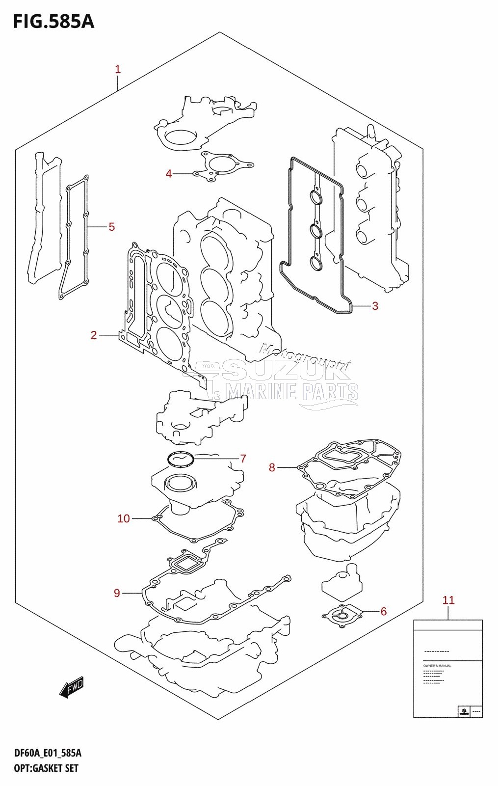 OPT:GASKET SET