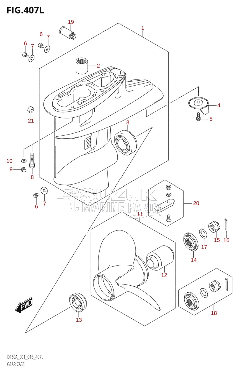 GEAR CASE (DF60ATH:E01)