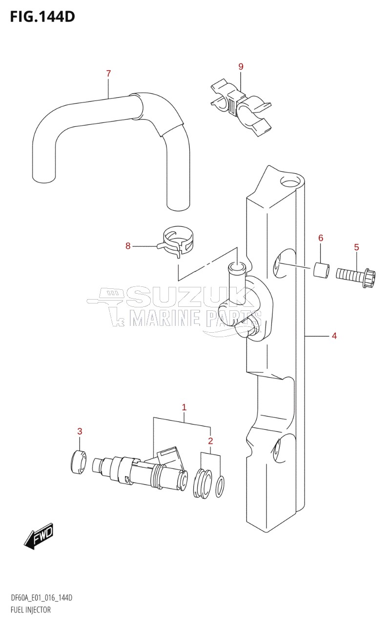 FUEL INJECTOR (DF40AST:E34)