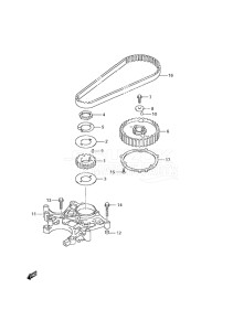 Outboard DF 20A drawing Timing Belt