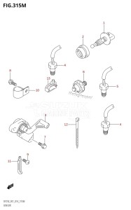 DF200 From 20002F-410001 (E01 E40)  2014 drawing SENSOR (DF250Z:E40)