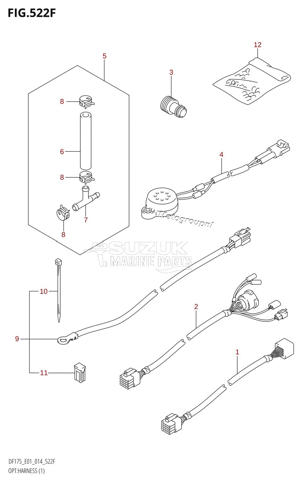 OPT:HARNESS (1) (DF150Z:E40)