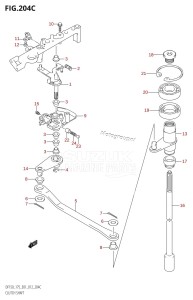 DF175Z From 17502Z-210001 (E01 E40)  2012 drawing CLUTCH SHAFT (DF150Z:E01)