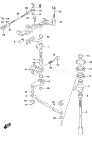 DF 175 drawing Clutch Shaft (Model: TG/ZG)