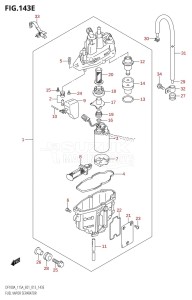 DF140AZ From 14003Z-310001 (E01 E40)  2013 drawing FUEL VAPOR SEPARATOR (DF115AZ:E01)