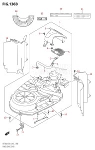 DF250A From 25003P-310001 (E01 E40)  2013 drawing RING GEAR COVER (DF300A:E40)