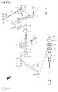 17502F-410001 (2014) 175hp E01 E40-Gen. Export 1 - Costa Rica (DF175TG) DF175TG drawing CLUTCH SHAFT (DF175TG:E01)