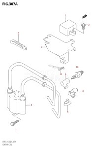 DT9.9 From 00991K-680001 (E13 E36)  2006 drawing IGNITION COIL