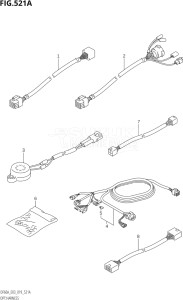 05004F-910001 (2019) 50hp E03-USA (DF50AVT) DF50A drawing OPT:HARNESS