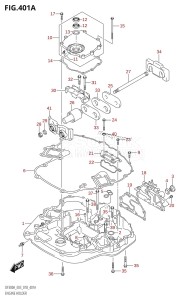 DF250ST From 25004F-910001 (E03)  2019 drawing ENGINE HOLDER (DF300A)