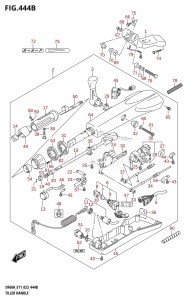 DF60A From 06002F-240001 (E01 E40 E11)  2022 drawing TILLER HANDLE (DF40ATH,DF50ATH)