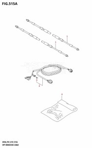 DF8A From 00801F-410001 (P01)  2014 drawing OPT:REMOCON CABLE (DF8A,DF9.9A)