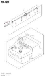 DT9.9A From 00996-910001 (P36 P40 P81)  2019 drawing FUEL TANK (DT9.9A:P40,DT15A:P40)