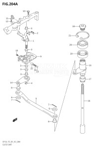 15002Z-210001 (2012) 150hp E01 E40-Gen. Export 1 - Costa Rica (DF150Z) DF150Z drawing CLUTCH SHAFT (DF150T:E01)