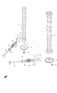 DF 70A drawing Camshaft