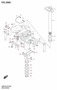 DF50A From 05003F-810001 (E01)  2018 drawing SWIVEL BRACKET (DF60ATH:E01,DF60ATH:E40)