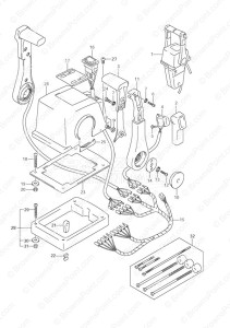 DF 140 drawing Top Mount Dual (1) (2005 & Newer)