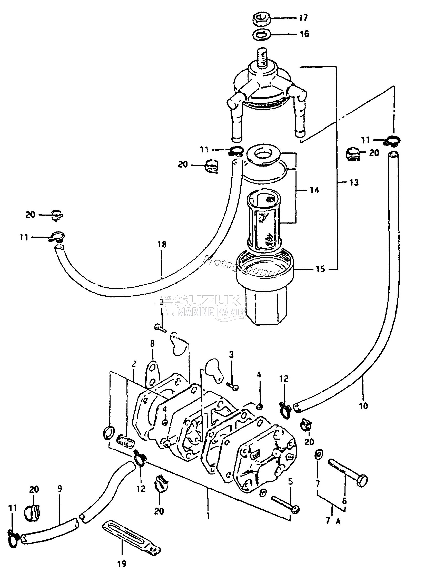 FUEL PUMP (DT40C,DT40W /​ ~MODEL:94)