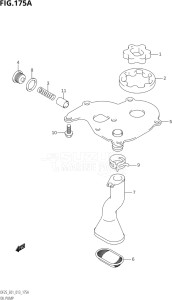 02503F-310001 (2013) 25hp E01-Gen. Export 1 (DF25  DF25Q  DF25R) DF25 drawing OIL PUMP