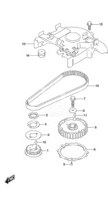 DF 25A drawing Timing Belt