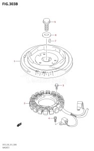 DF25 From 02503F-310001 (E03)  2013 drawing MAGNETO (DF25R:E03)