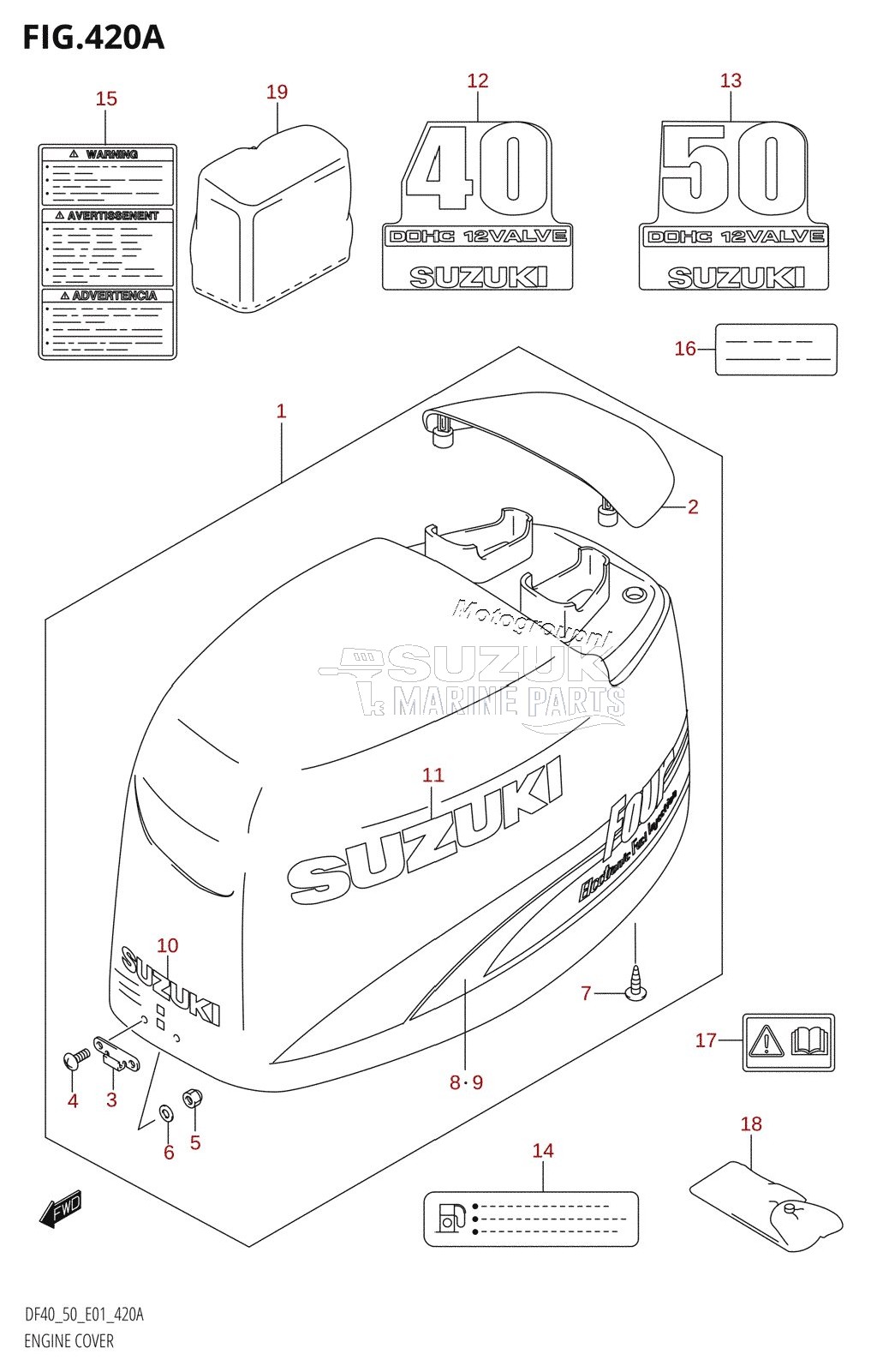 ENGINE COVER (X,Y,K1,K2)