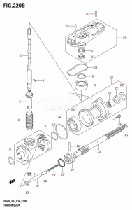 DF60A From 06003F-410001 (E03)  2014 drawing TRANSMISSION (DF50A)