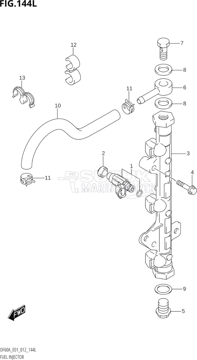 FUEL INJECTOR (DF60ATH:E40)