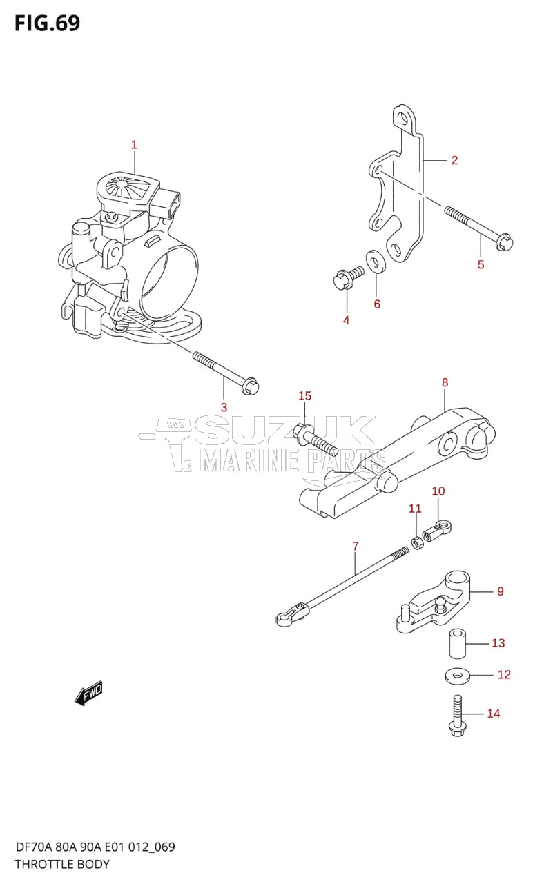 THROTTLE BODY (DF90ATH E40)