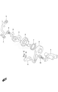 DF 9.9B drawing Throttle Control Remote Control