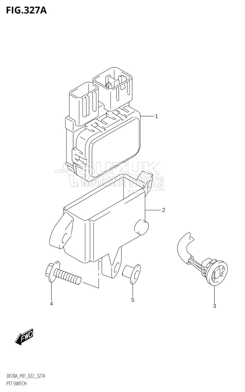 PTT SWITCH (DF9.9BT,DF15AT,DF20AT)