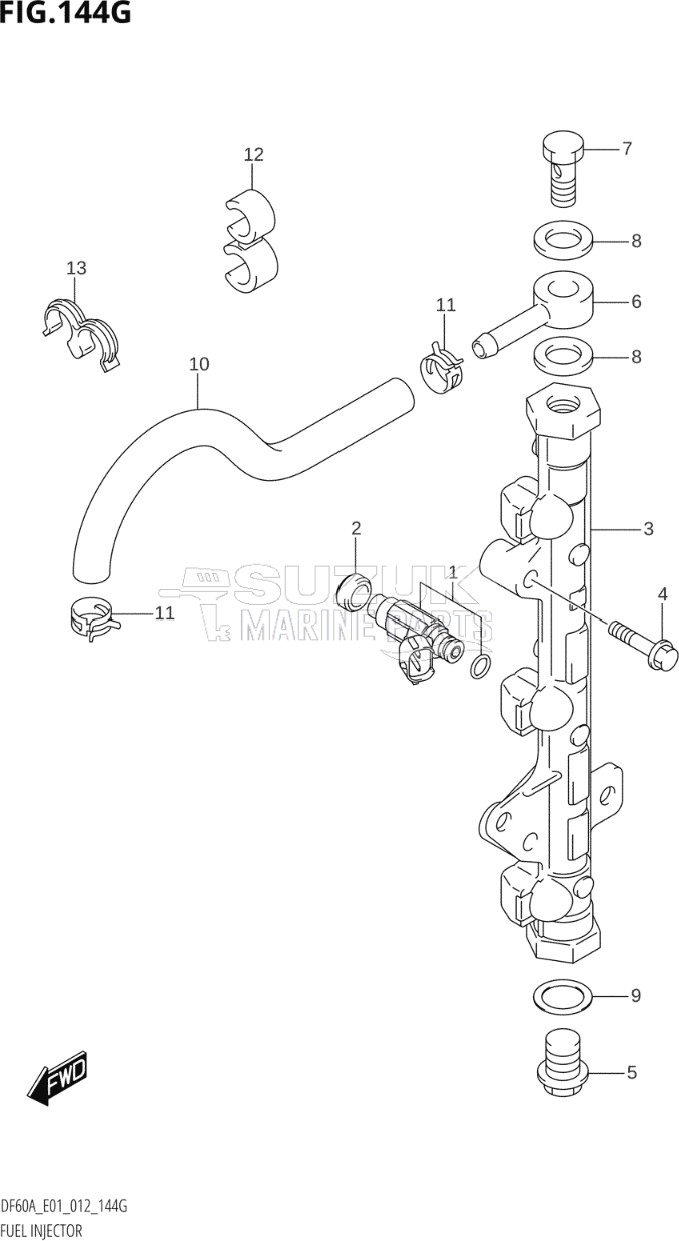 FUEL INJECTOR (DF60A:E40)