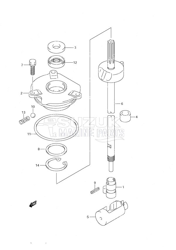 Clutch Rod (S/N 682148 & Older)