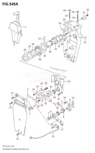 DF225Z From 22501Z-880001 (E01 E40)  2008 drawing OPT:REMOTE CONTROL ASSY SINGLE (2)