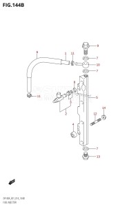 DF140A From 14003F-410001 (E01 E40)  2014 drawing FUEL INJECTOR (DF100AT:E40)